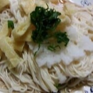 油揚げと大根おろしの素麺♪